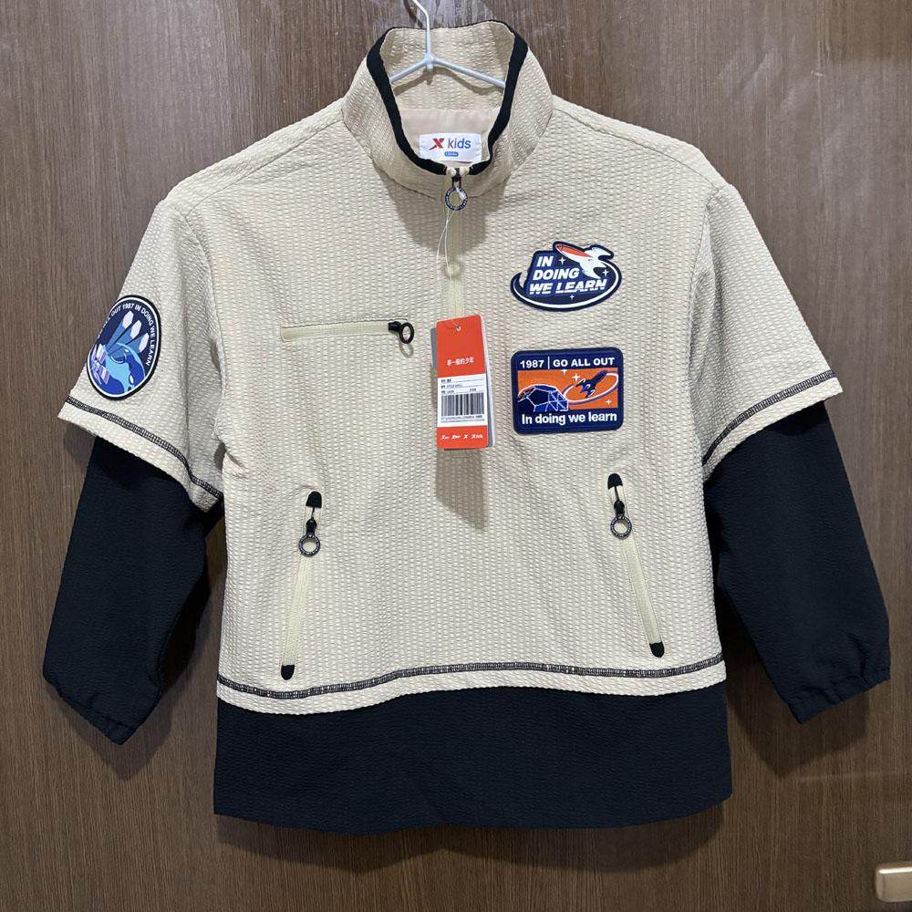 特步儿童正品新春半开衫立领双层风衣男童运动外套677125154611,童装/婴儿装/亲子装,风衣,淘宝优惠券,粉丝福利购,淘宝优惠卷