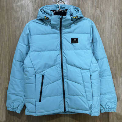 运动连帽三防羽绒服特步保暧青年