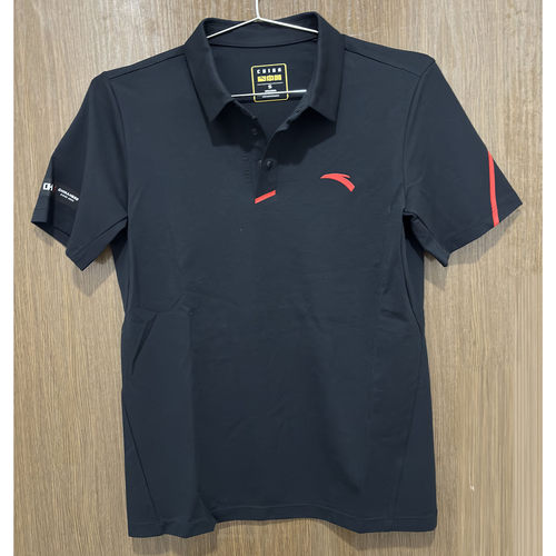 安踏正品夏国家队商务短袖polo衫