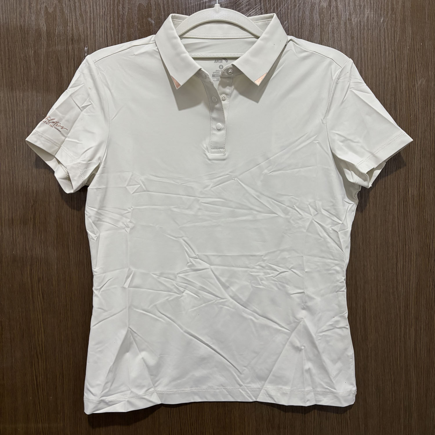 安踏正品夏季综训舒适短袖POLO衫上衣女通勤运动T恤162437112
