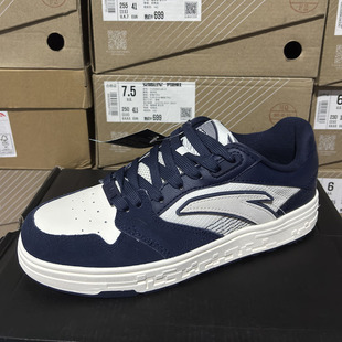 安踏正品 112338053 休闲街头潮流复古百搭学院风情侣男女运动板鞋