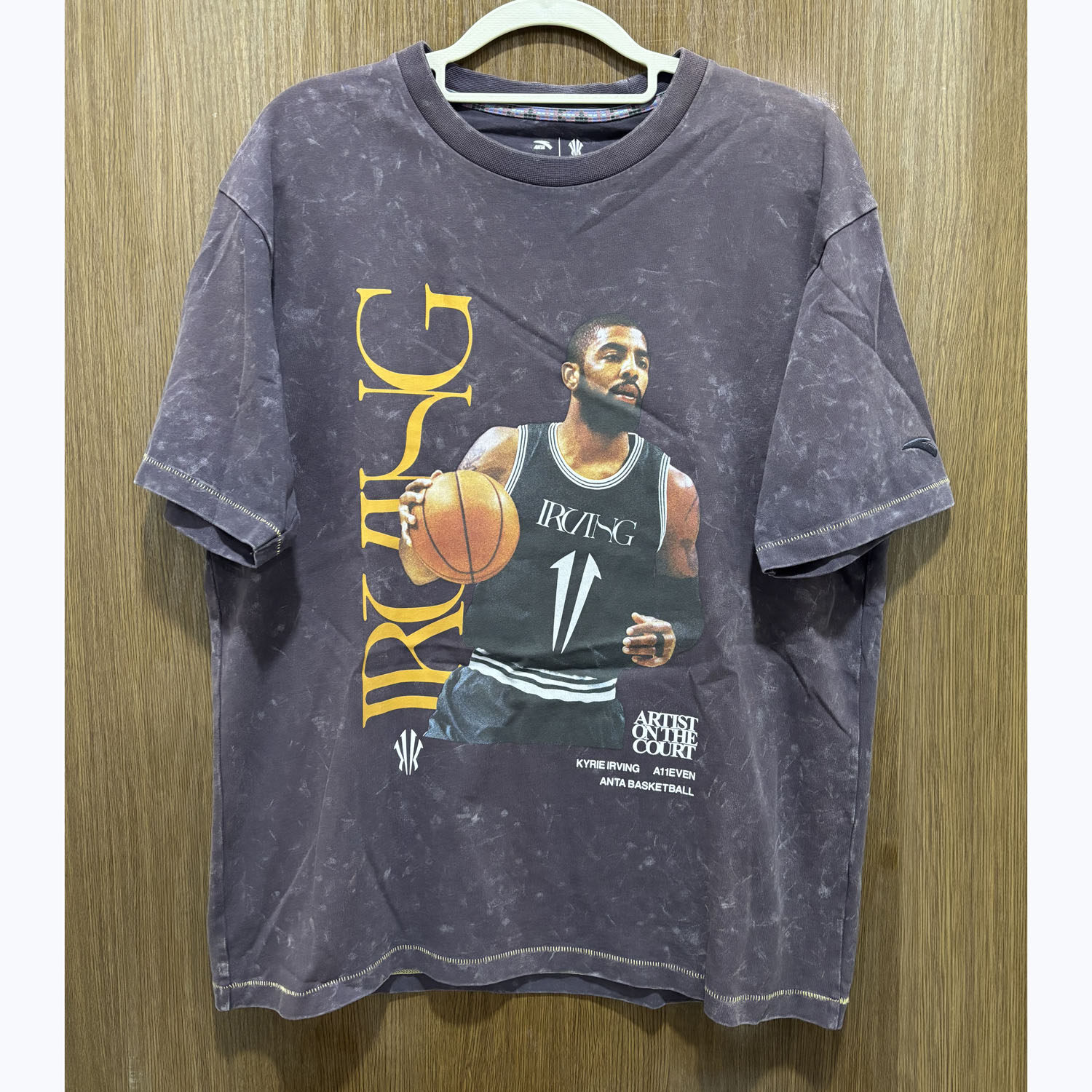 安踏正品夏季针织透气圆领篮球休闲短袖青年男运动T恤衫172431114