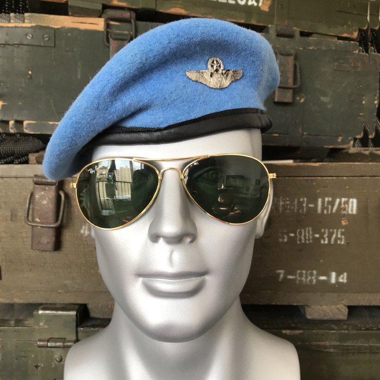 户外毛呢特种兵英伦黑色贝雷帽男女秋冬敢死队2户外军迷战术帽子