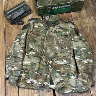 野战作训美军M65风衣秋冬男工装迷彩可拆卸内胆加厚防风防寒外套