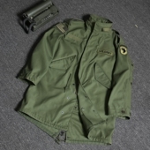 复古parka工装 美式 派克服 M65鱼尾风衣秋冬保暖加厚长款 2025年新款