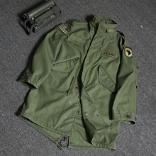 2025年新款M65鱼尾风衣秋冬保暖加厚长款美式复古parka工装派克服