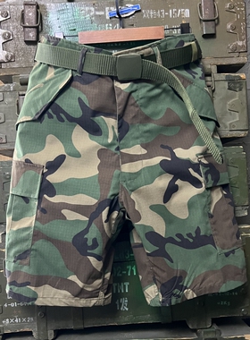 军迷户外夏季工装短裤男M65迷彩作战裤多兜耐磨登山运动五分短裤