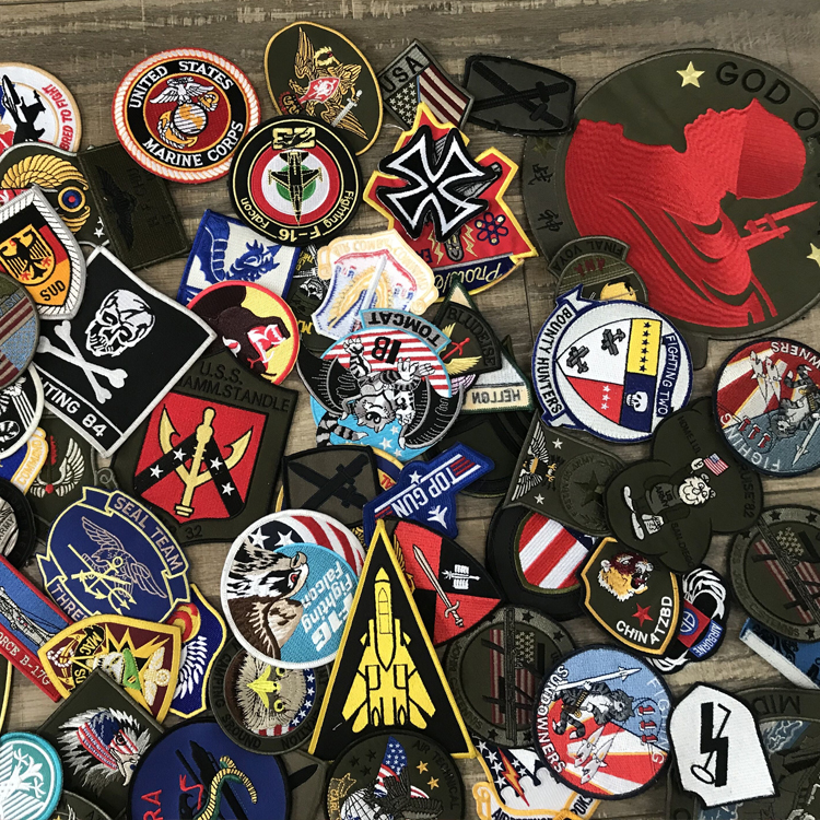 美国国土安全部刺绣军迷徽章魔术贴个性臂章特种兵军迷布贴士气章