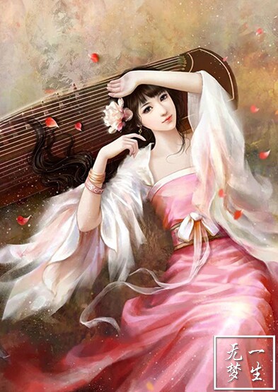 diy钻石画古风贴钻画古琴惹相思方钻满钻十字绣钻石绣客厅 包邮