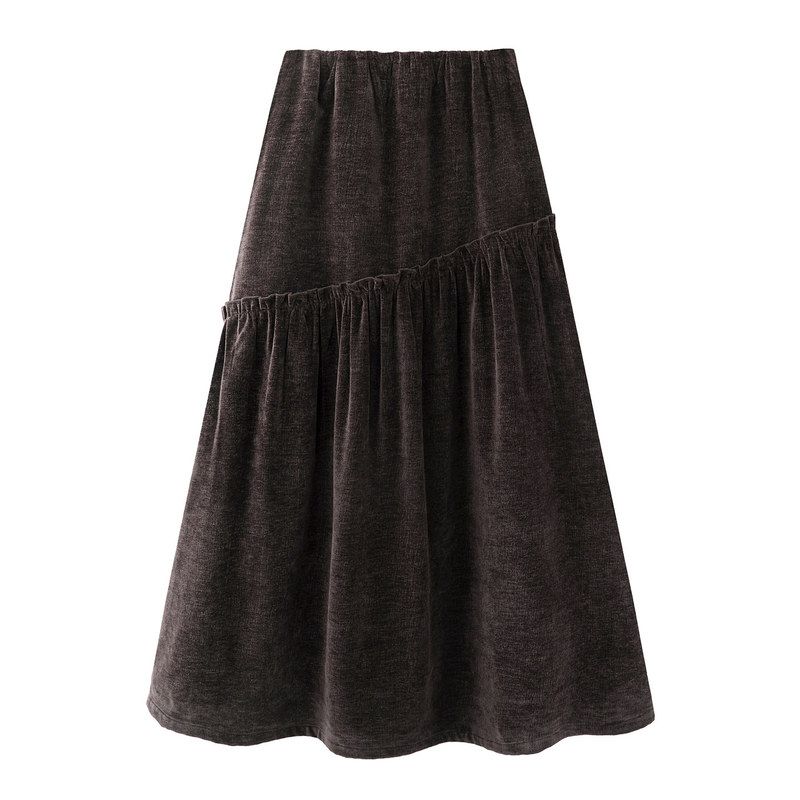 2025年新款冬季小众设计伞状显瘦氛围感裙子半身裙L0071204007