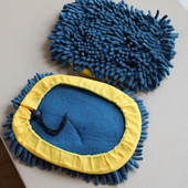 星之月小拖把替换布雪尼尔墩布洗车拖把头自拧水拖把布头尘推拖布