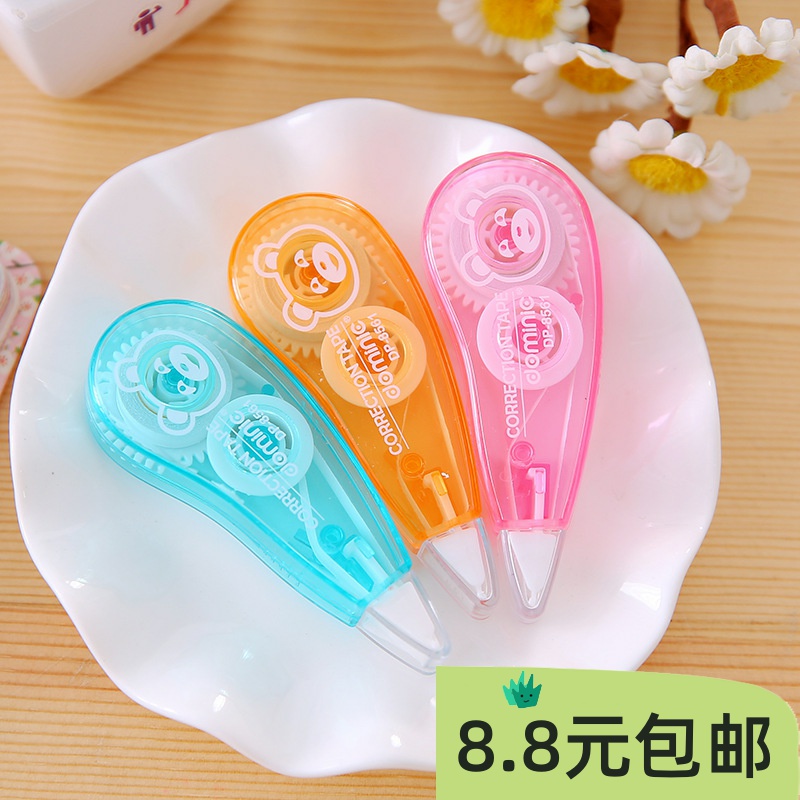 新品多咪尼兔子6m儿童学生涂改带文具修正带批发厂家直销颜色随机