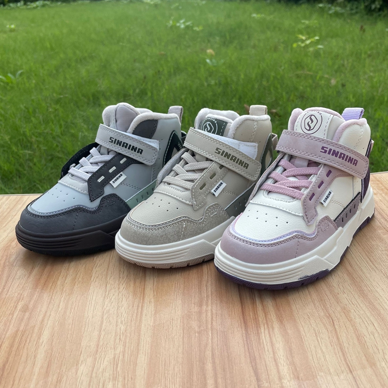 加绒童鞋学生板鞋斯乃纳保暖冬季