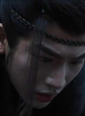 云之宫子张凌赫羽黑金线抹额汉服
