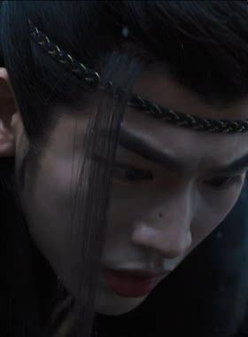 云之宫子张凌赫羽黑金线抹额汉服