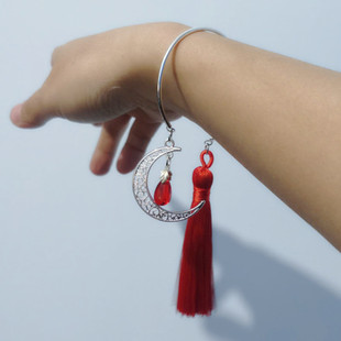 天官衍生赐福COS半月关花城谢怜蝴蝶铃铛可调大小手圈手镯饰品