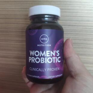MRM女性益生菌60 粒素食胶囊women's probiotic现货美国速发