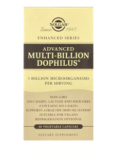 Solgar 多菌株益生菌Dophilus 60 粒素食胶囊