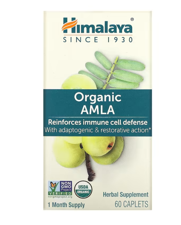 Himalaya Amla 阿育吠陀 印度醋栗 有机60粒胶囊 抵抗力 维生素C