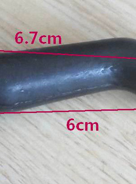 适用海尔波轮全自动洗衣机配件进水注水导管黑色橡胶连接管0387A