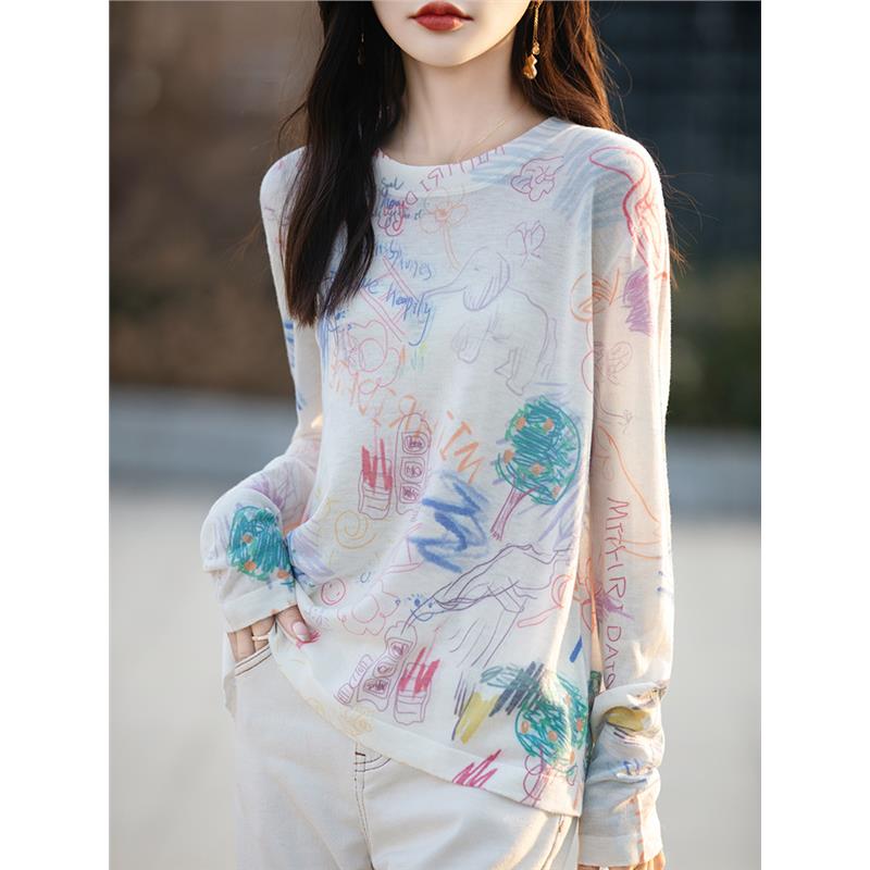 绒小七超细水溶性羊毛毛针织衫