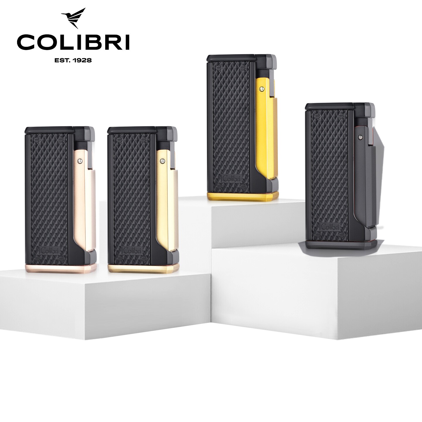 COLIBRI高档三火金属雪茄打火机图片