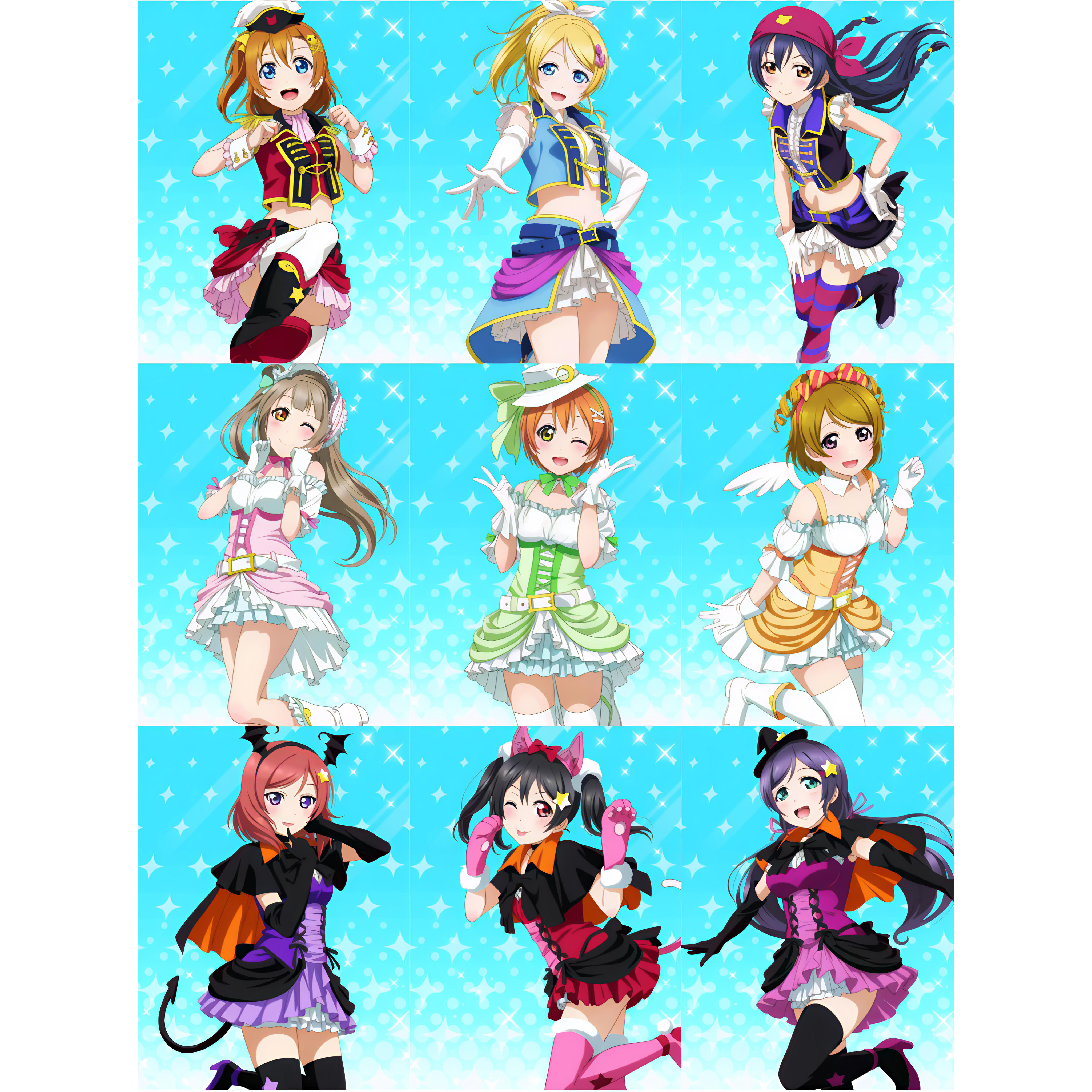 小知家褶皱地狱cos缪斯lovelive打歌服dsom演唱会版本华改