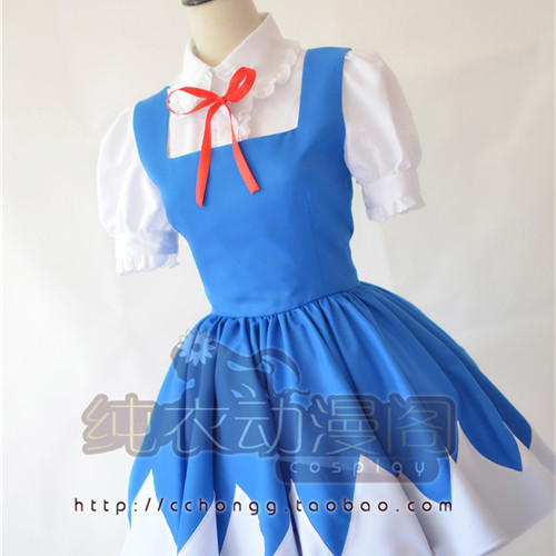 小知家褶皱地狱琪露诺cos东方project⑨cosplay笨蛋九