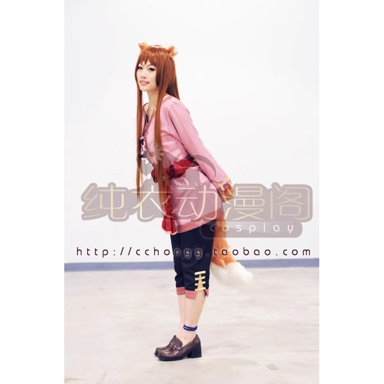 小知家褶皱地狱新款定做 狼与香辛料 贤狼COS 萌狼 赫萝cosplay
