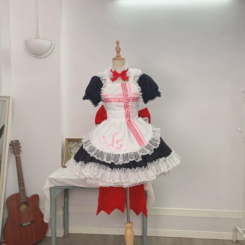 褶皱地狱cos女仆装中lovelivecos