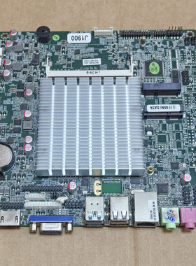 集成J1900四核超薄ITX主板低功耗17*17一体机HTPC 研盛M219F-2C