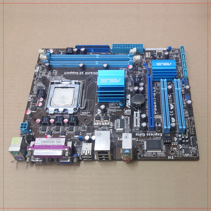 ASUS华硕G41全集成主板全接口 DDR3代DDR2代内存 775针 送双核CPU