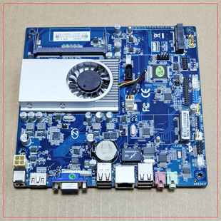 集成J1900四核超薄ITX主板低功耗17 17一体机HTPC达菲数播12V电源