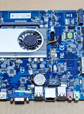 集成J1900四核超薄ITX主板低功耗17*17一体机HTPC达菲数播12V电源