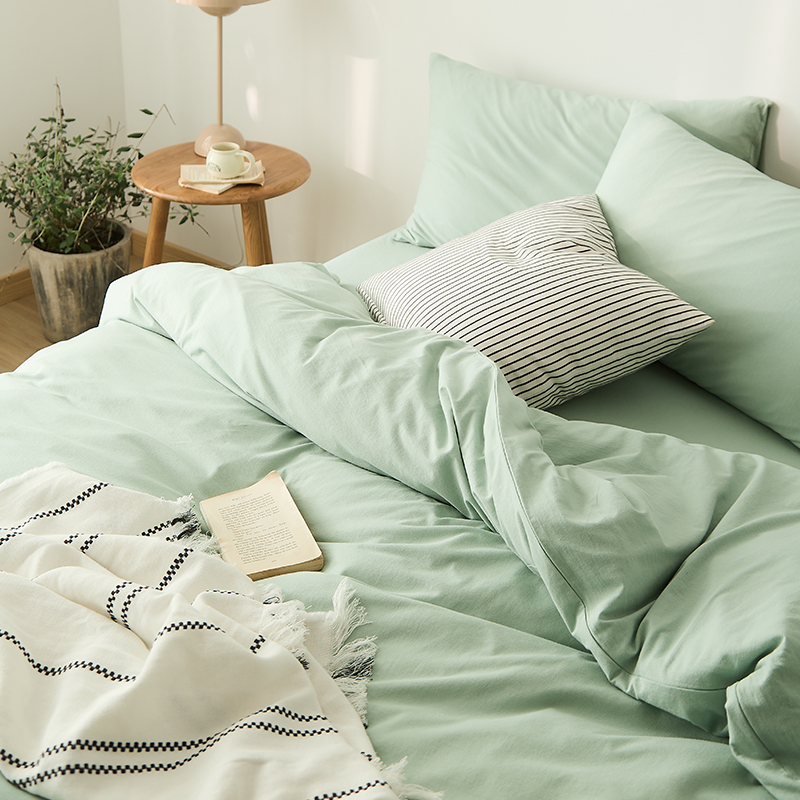 床单款四件套针织全棉简约
