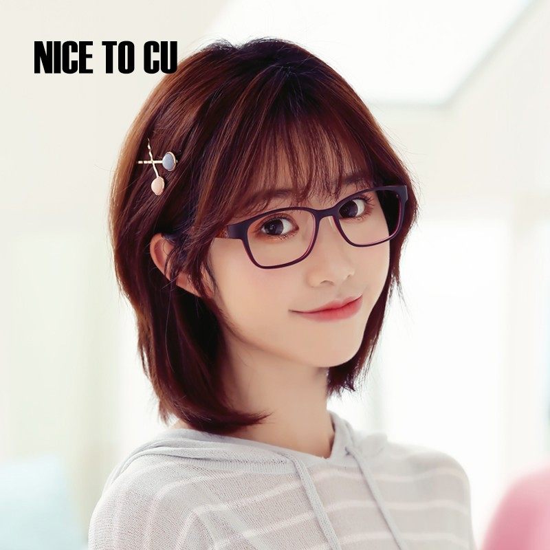 韩国进口TR90眼镜框男大脸圆框防蓝光可配度数女超轻配近视眼镜架