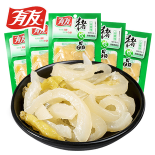 有友泡椒猪皮晶70g/袋装网红休闲追剧零食重庆熟食特色下酒菜即食