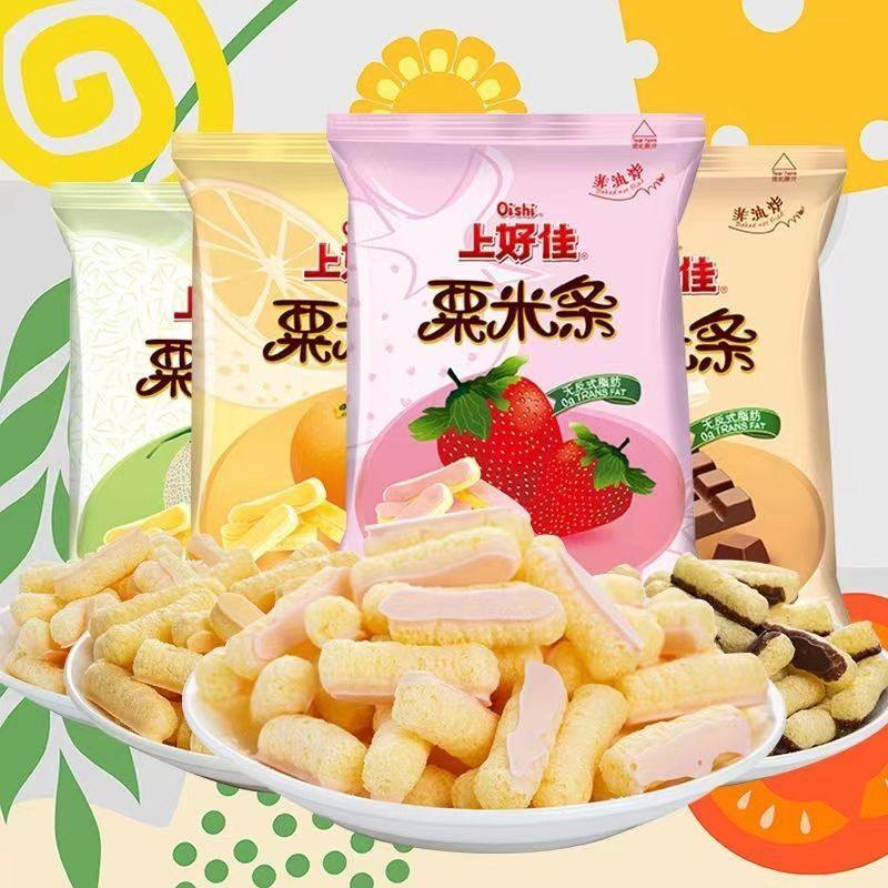 上好佳粟米条40g草莓巧克力味