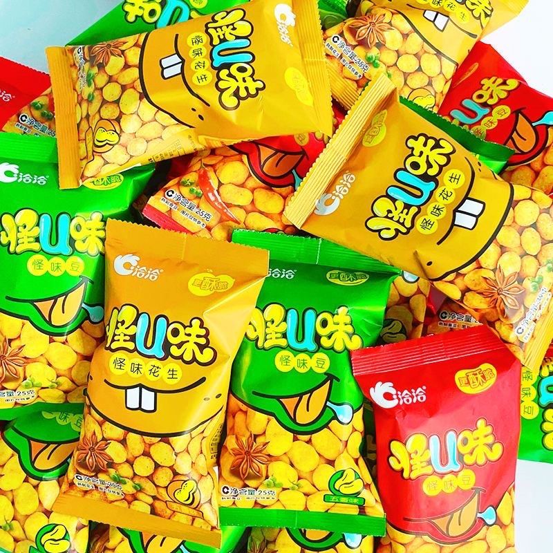 洽洽怪味豆10小包装怪U味兰花豆蚕豆网红解馋小零食小吃休闲食品