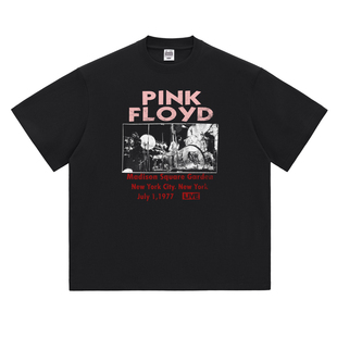 熱石俱乐部HOTSTONES摇滚T恤潮牌vintage男女儿童Pink Floyd乐队