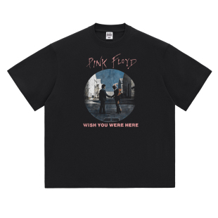 熱石俱乐部HOTSTONES摇滚T恤Pink Floyd平克弗洛伊德vintage男女