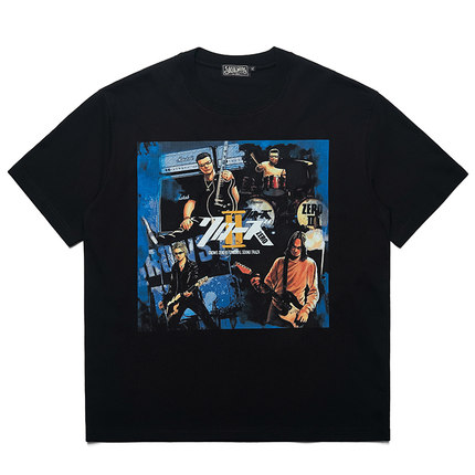 武装战线CROWS ZERO摇滚乐队热血高校小栗旬铃兰之巅重磅短袖T恤