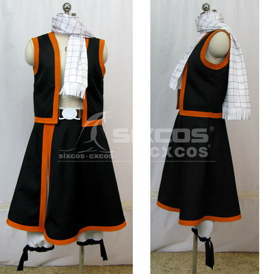 妖精的尾巴 纳兹 COS服装定做 Natsu Dragneel Cosplay