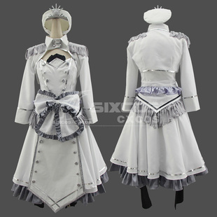 约会大作战番外 时崎狂三之白之女王 COS服装定做 约战狂三外传