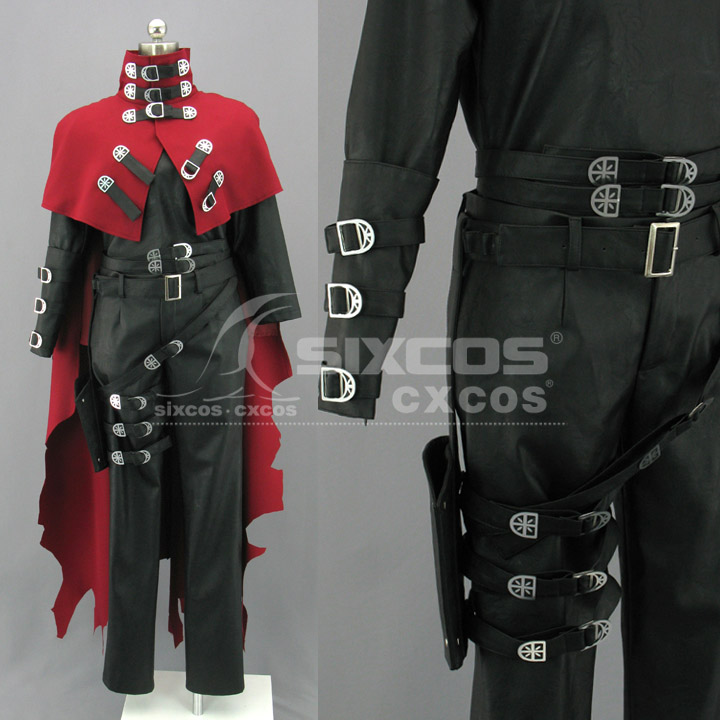 最终幻想7-三头地狱犬的挽歌 文森特瓦伦丁 COS服装定做 FF7 ine