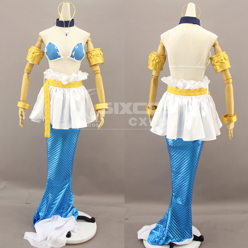 妖精的尾巴 水瓶座 阿葵亚 COS服装定做  Aquarius COSPLAY