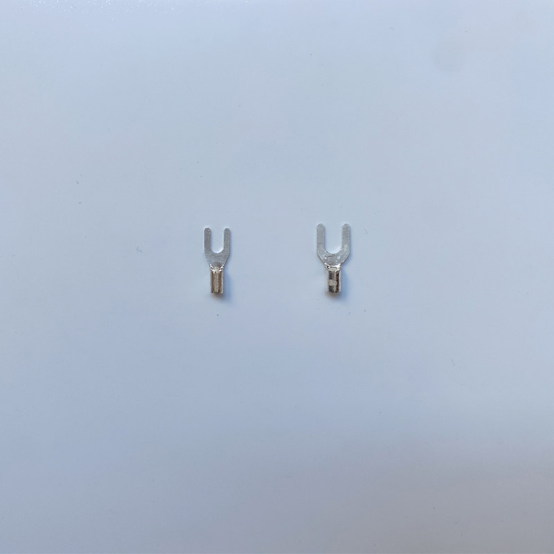 10型平方铜kwn鼻子冷压叉接线端子ut10-4-5-6-线8线鼻子u型铜耳50