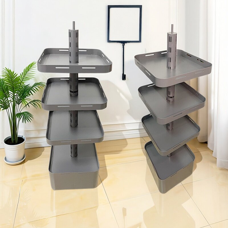 美宜佳便利店货架饮料促销堆头架展示架多功能可移动拆装四层金属