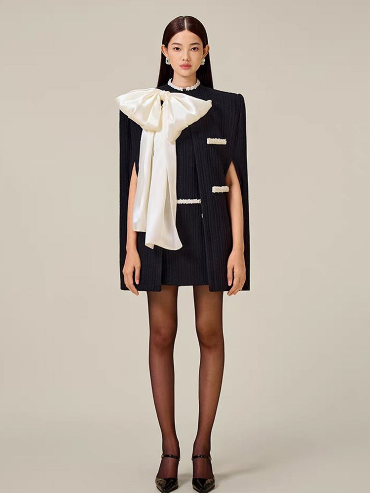 越南设计师背心打底连衣裙套装