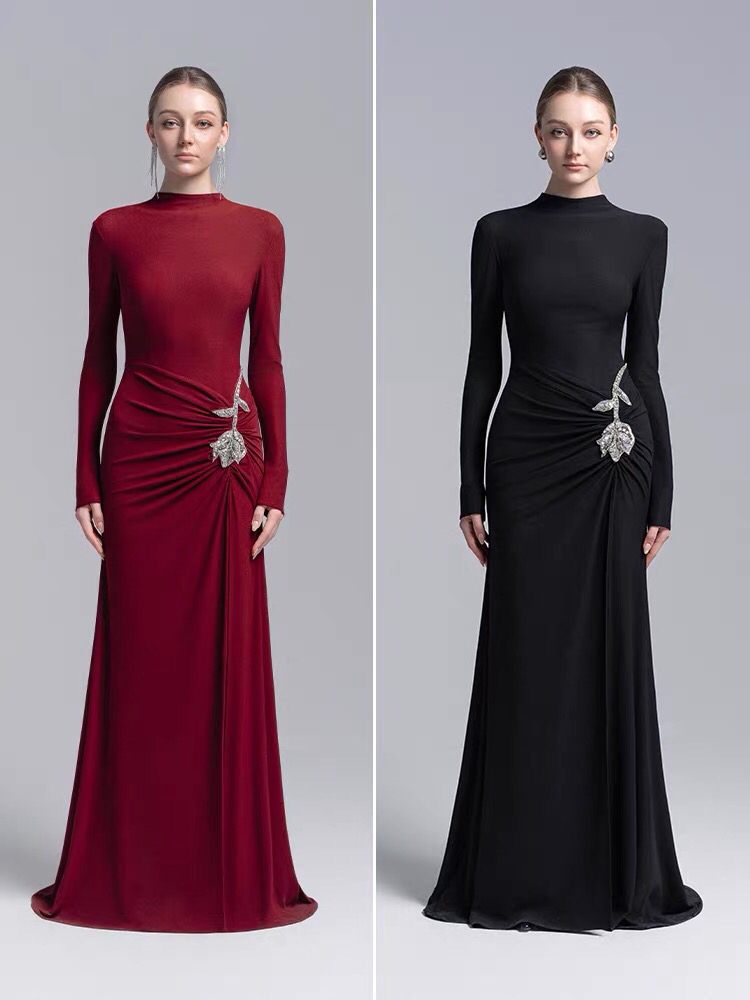 越南小众设计师气质宴会连衣裙